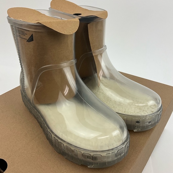 UGG Drizlita Clear Womens Natural Fashion Boots New - Picture 5 of 9